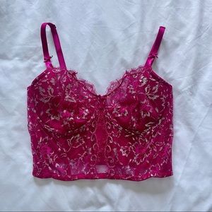 Victoria’s Secret Wicked Unlined Lace Balconette Bra Corset